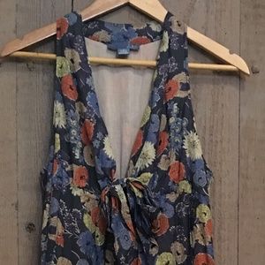 Floral Anthropologie Full Length Dress